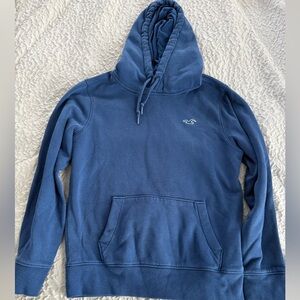 Hollister Classic Blue Pullover Hoodie